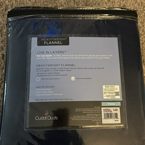 Cuddl Duds flannel sets - Picture 2 of 2